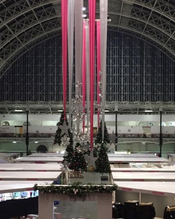 Hanging Christmas Trees - Spirit Of Christmas Olympia 