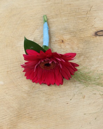 Cerise Germini Gents Buttonhole 