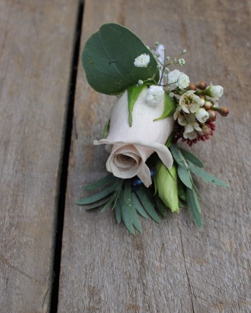 Muted Lilac Amnesia Rose Gents Buttonhole