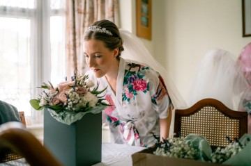 Arrival of Bridal Bouquet 