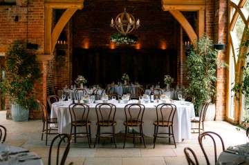 Top Table Set Up At Shustoke Farm Barns 