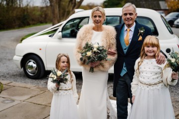 Bridal bouquet and flowers girls bouquet 