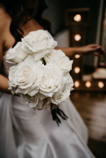 reflexed rose bridal bouquet 