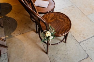 chair decorations along aisle - floral displays to chairs 