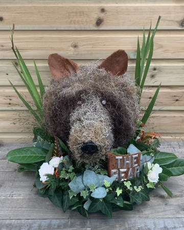 Grizzly Bear floral tribute 